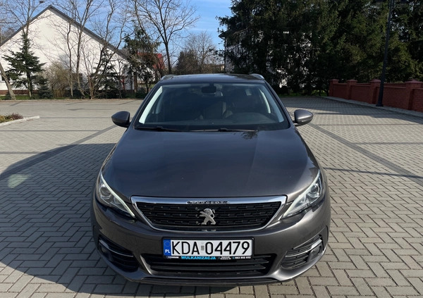 Peugeot 308 cena 41900 przebieg: 130000, rok produkcji 2018 z Grybów małe 232